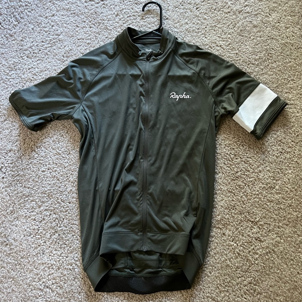 Rapha Core jersey in olive men’s size small